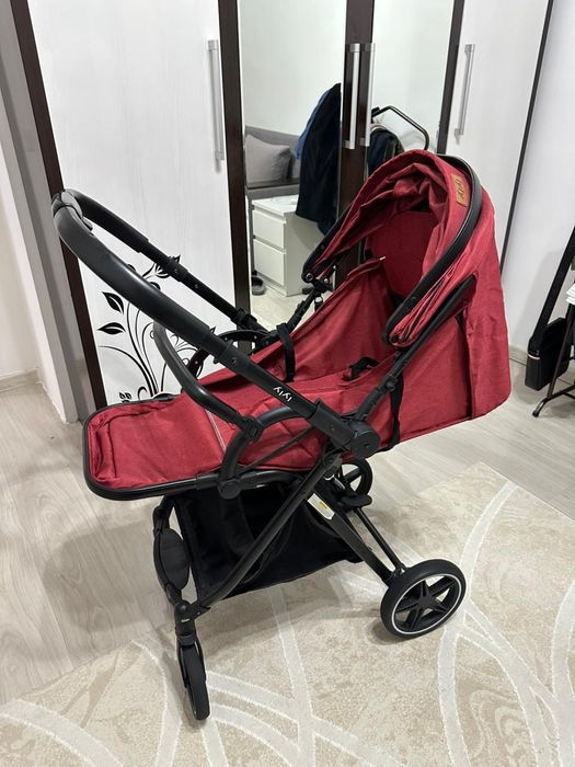 Продается детская коляска Лулу бордовая
