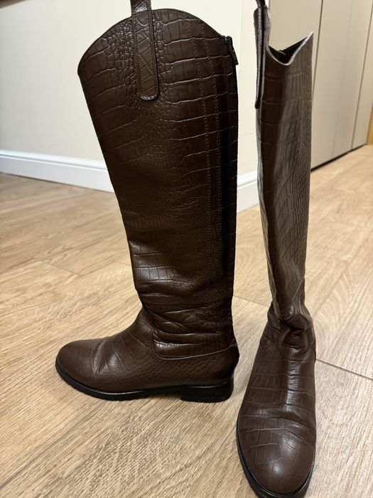 Дамски ботуши естествена кожа