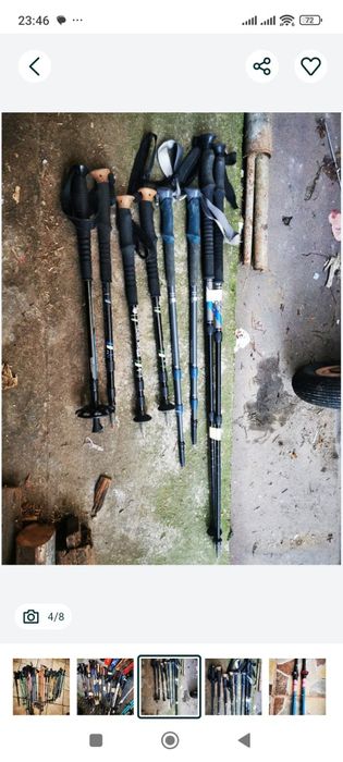 Vand bete treking pt drumetie telescopice sau pliabile pe 3 segmente