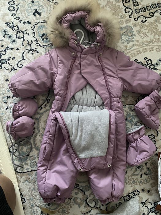 Зимний комбинезон на девочку р80