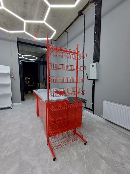 Кассовый бокс полка для магазина