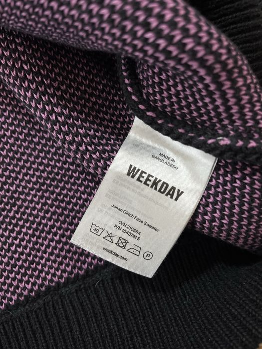 Weekday Johan Glitch Face пуловер М