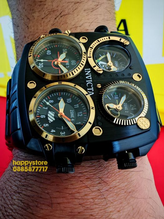 INVICTA Zulu black 54 mm, Инвикта нов ръчен часовник