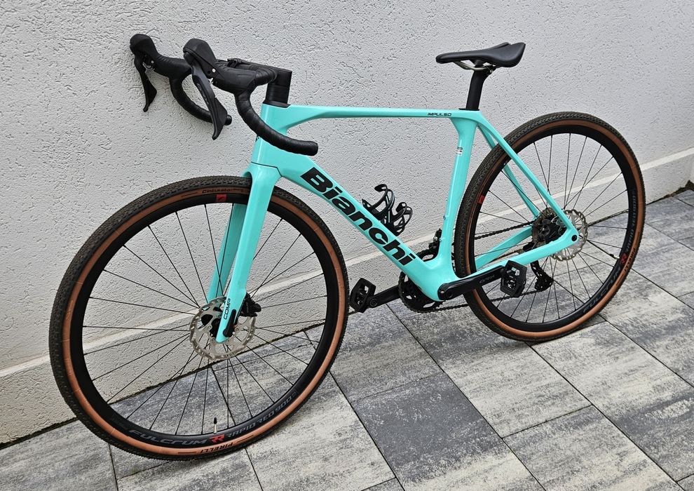 Bianchi Impulso Comp bicicleta gravel bike Carbon M GRX 2x12