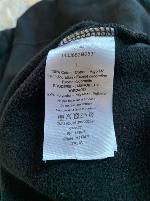 Dior x Peter Doig Embroidered Logo Hooded Sweatshirt 'Black'