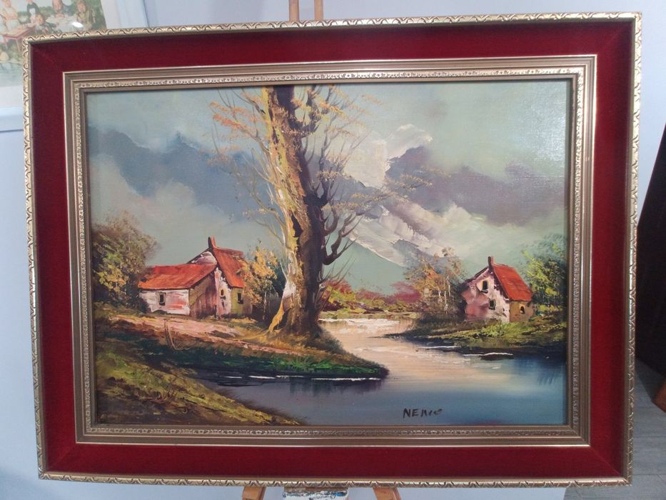 Авторски маслен пейзаж от Германия