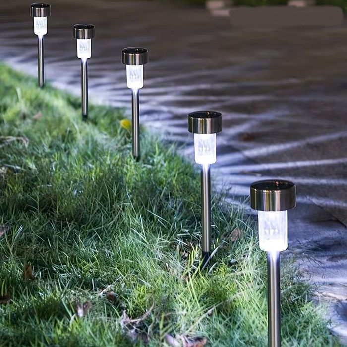 Соларни LED лампи за градина тревни площи 10 броя