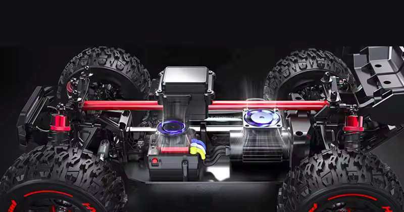 Плажно Тръги MJX 14210 1:14, brushless, 75км\ч, Златисто