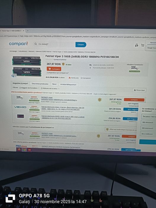 Memorie RAM 32 GB DDR3