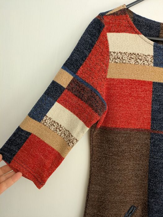 Есенно зимна рокля с джобове