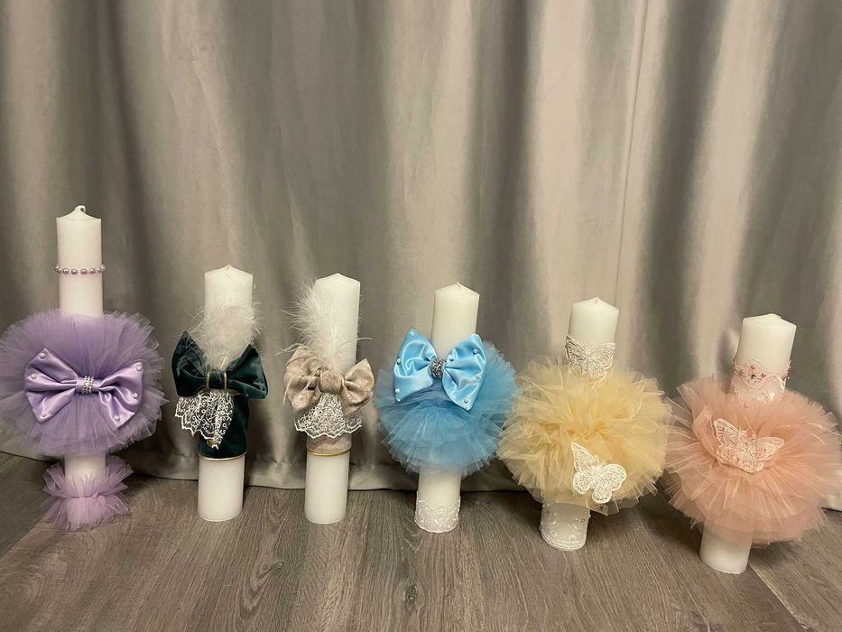 Lumanari botez diverse modele