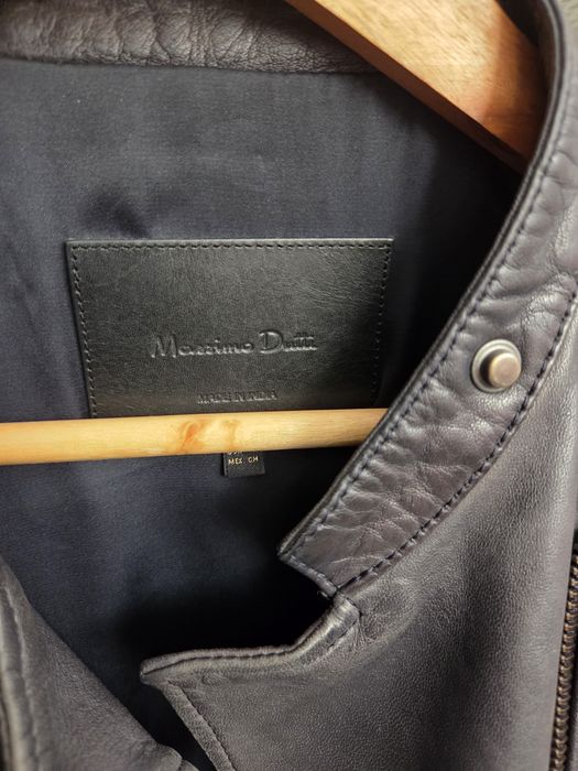 Geaca de piele Massimo Dutti