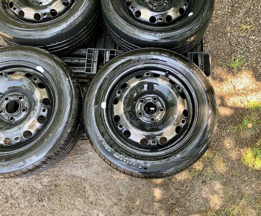 4бр.Оригинални джанти 15'' 5x100+ГУМИ 195/55/15 за Vw,Audi,Skoda,Seat