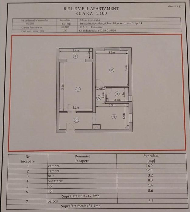 Apartament de vanzare Petrosani