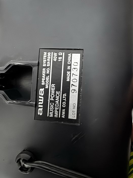 Vand Set 3 Boxe Aiwa