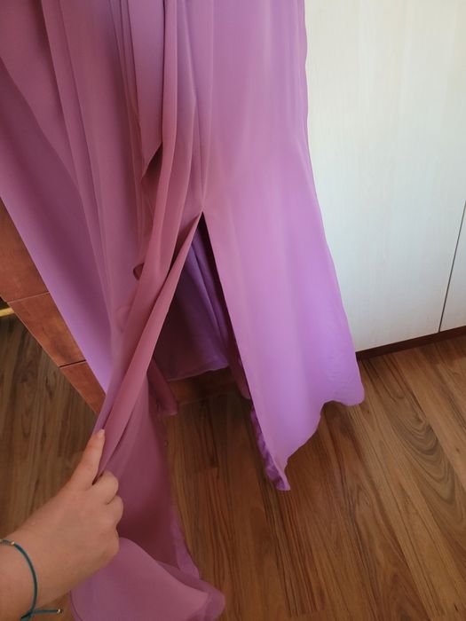 розова рокля 54 размер