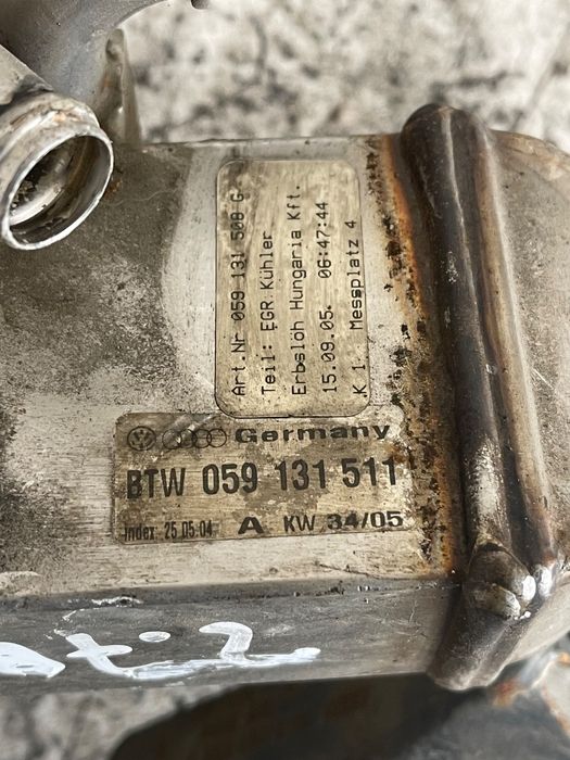 Racitor Gaze + Egr Audi A6/S6 Iii Saloon 4F2, C6 2004 - 2011 2.7 Tdi B