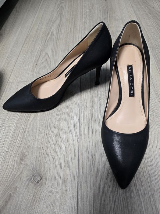 Pantofi stiletto piele naturala