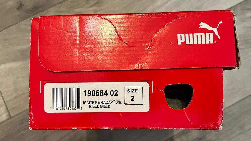 Puma Ignite PWRADAPT JRS Black, US 2