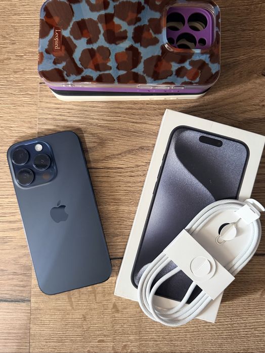 iPhone 15 Pro 256 ГБ (Blue Titanium)
