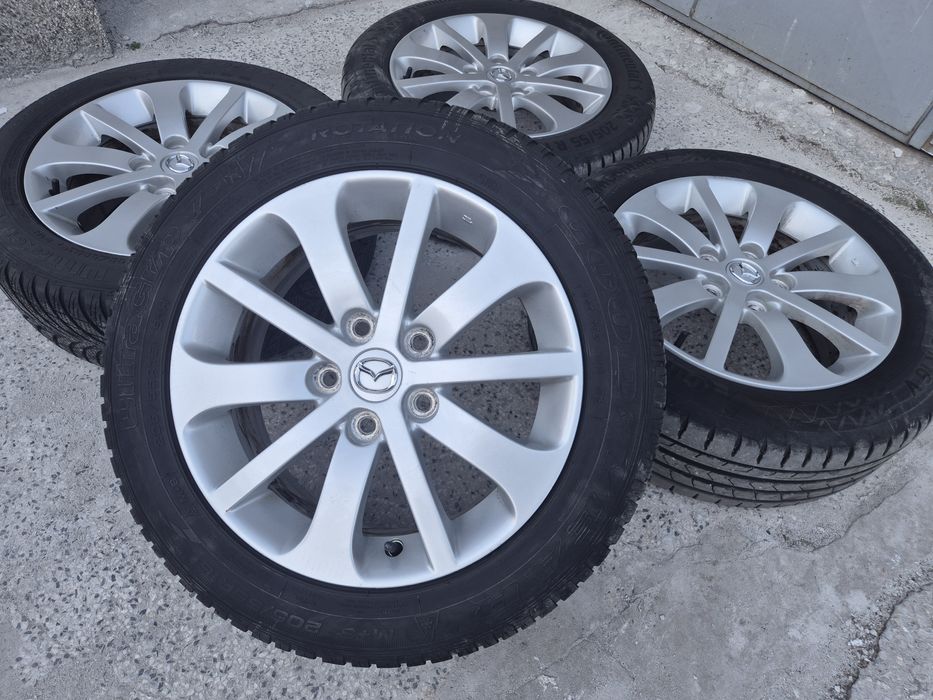 5х114.3/16 с гуми Мазда Рено Дачия 5x114,3/16 Mazda Kia Toyota  Honda