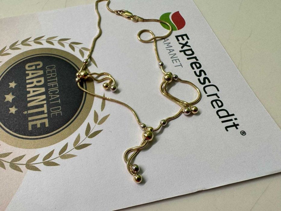 Bratara picior aur 14K 3.31g 27cm (B-59225)(Iulius) Garantie 2 ani!