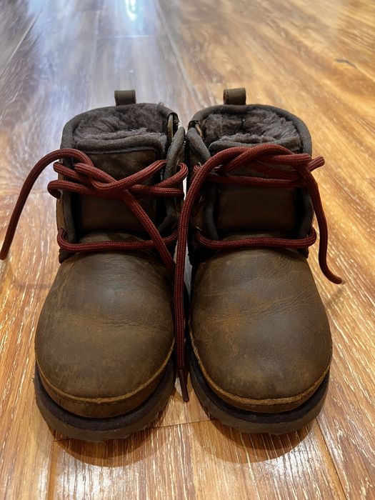 UGG  с мехом из кожы