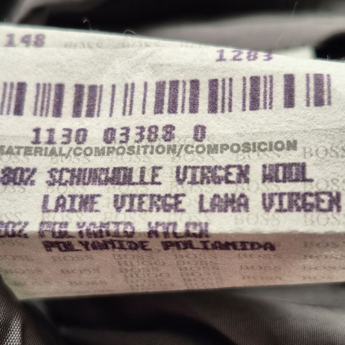 Palton pentru bărbați din lână, Hugo Boss