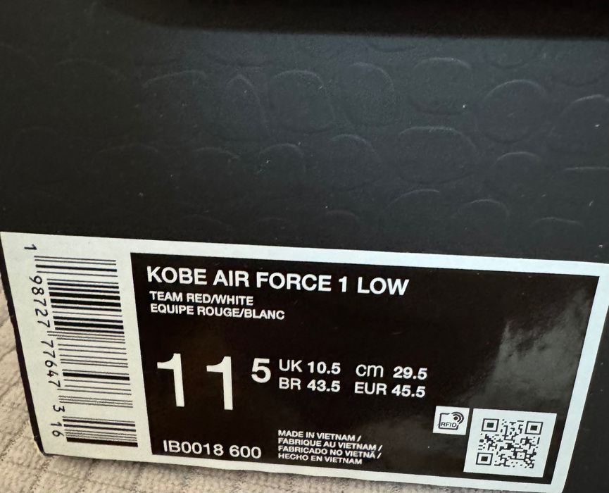 KOBE MAMBA Air Force 1 Low