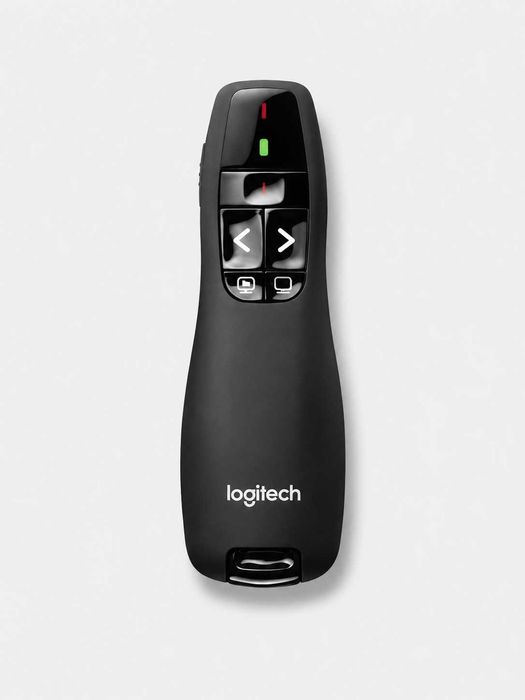 Презентер Logitech Presenter R400 черный с лазером