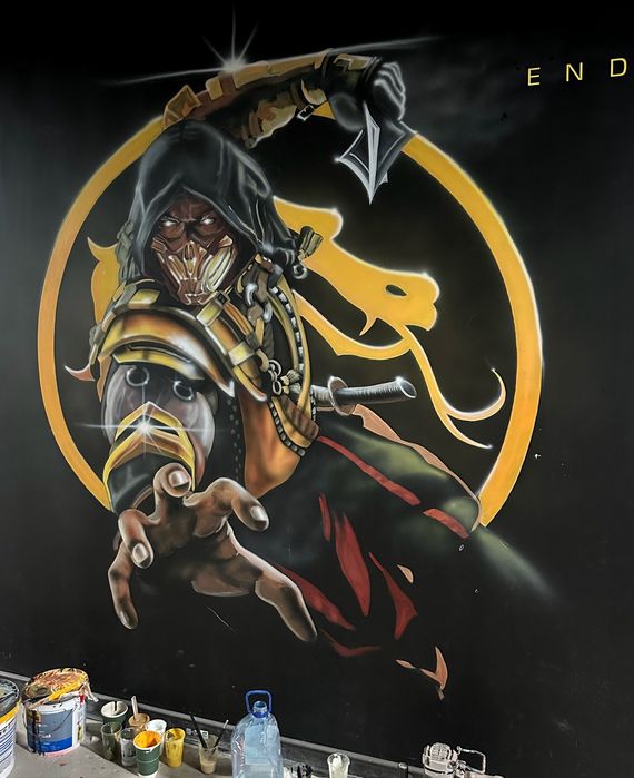 Художник  maxpainter08, роспись стен