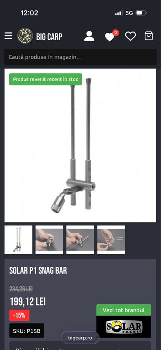 Solar P1 Snag Bar