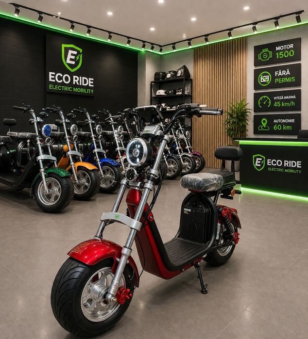 Scuter electric/Scooter Harley pentru adulti blak