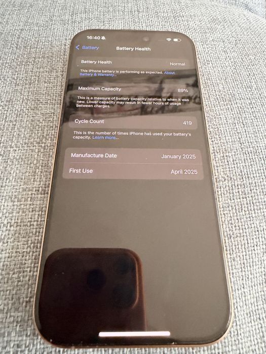 Iphone 16 pro 256GB Dessert Titanium