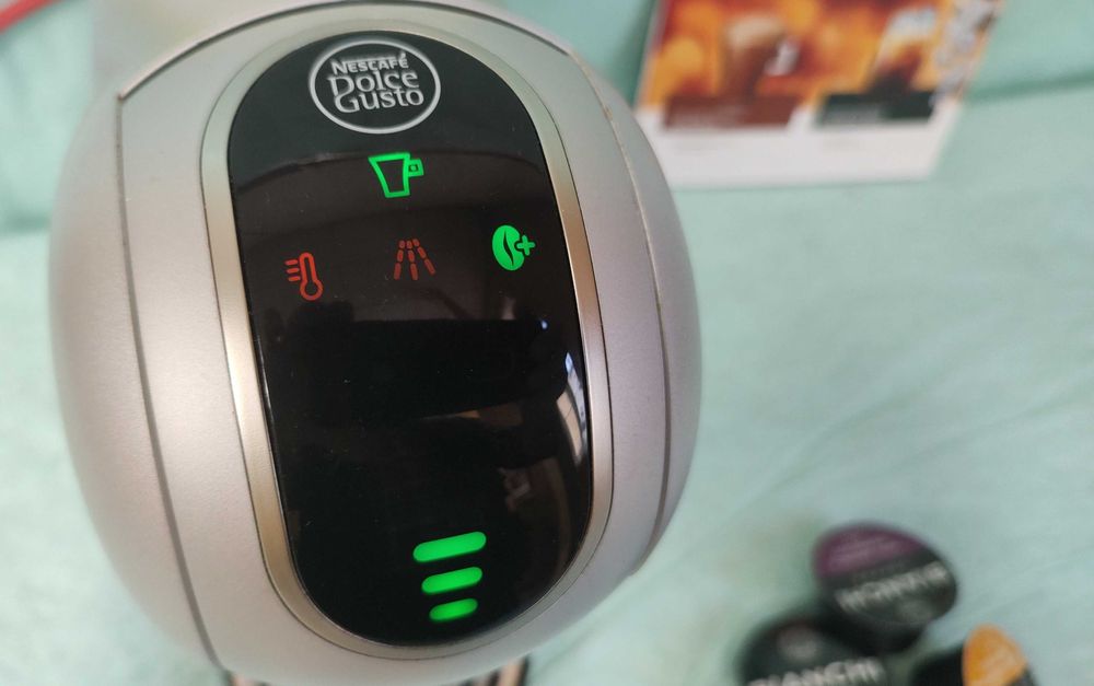 Кафемашина с гаранция 1 година Touch Automat NESCAFÉ® Krups Dolce Gusto Genio S.Silver Крупс за капсули система Долче густо