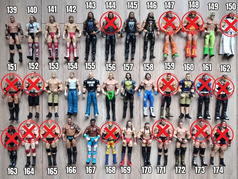 Екшън Фигурки WWE Кеч Pro-Wrestling Action Figures Reigns HHH Cena 2/3