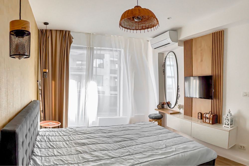 For rent, apartament 2 camere Mamaia Nord, prima linie,vedere la mare