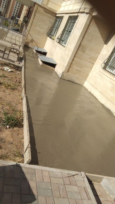 Стяжка құямыз. Тёплы пол