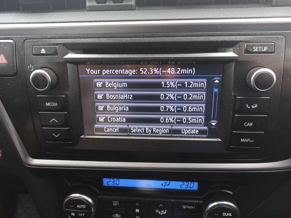 2026 карти Toyota Touch & Go ъпдейт навигация Тойота чрез USB + код