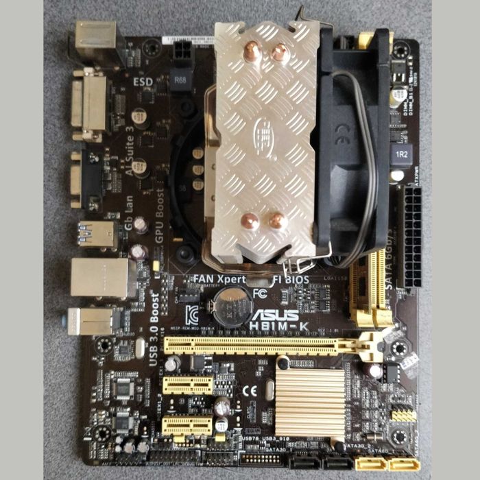 Комплект на LGA 1150: плата, процессор, кулер и ОЗУ