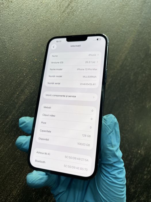  iPhone 13 Pro Max  Baterie 100% - 128 GB - Sierra Blue