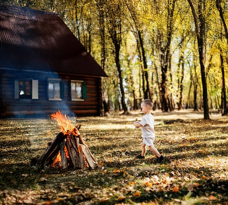 Sedinte copii natura