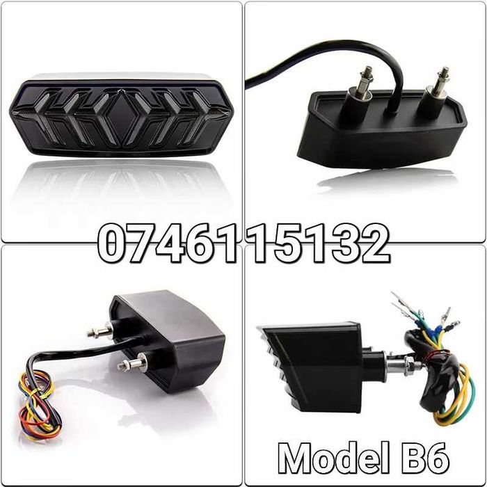 Moto Motocicleta Atv-Lampa Led-Frana-Pozitie-Semnalizare Dinamică - B6