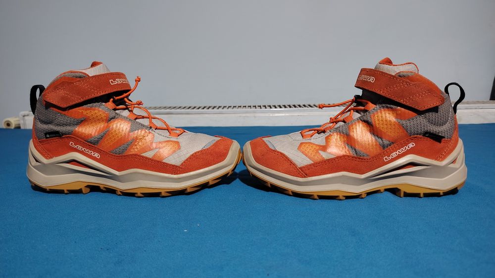 LOWA Maddox Pro GTX Mid Vr Jr ghete copii, mărimea 33, interior 20,5 cm.