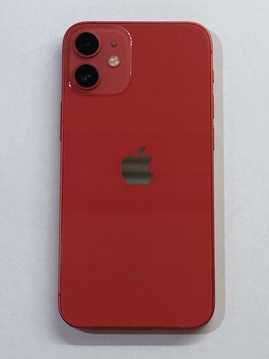 iPhone 12 mini Red 100% battery