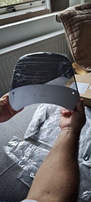 Parbriz deflector vânt moto