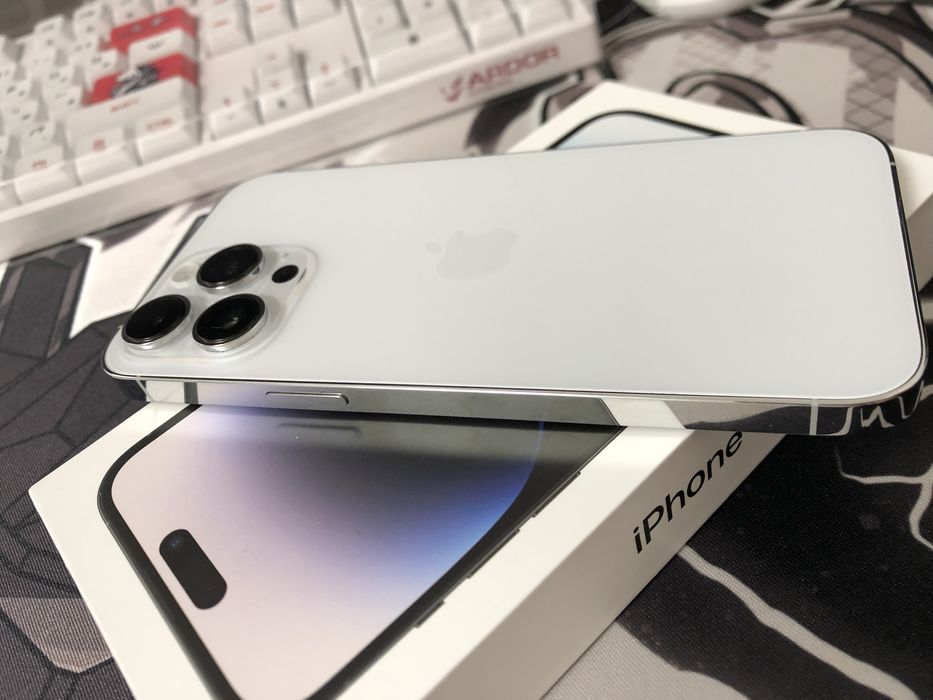 iPhone 14 pro max silver 128gb