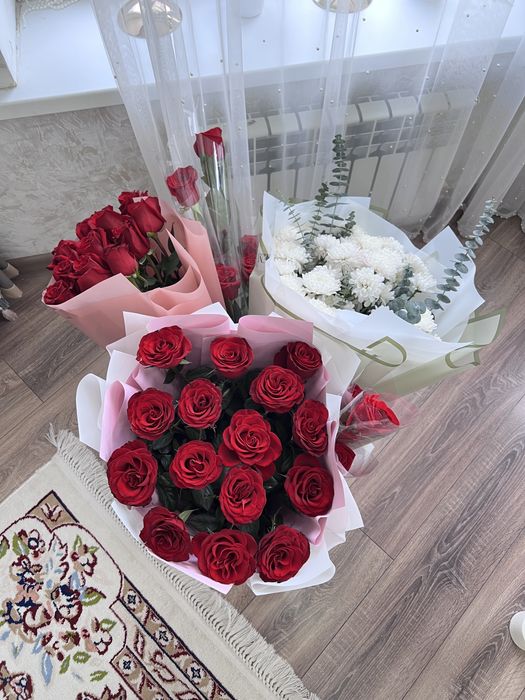 Свежие букеты,в наличи