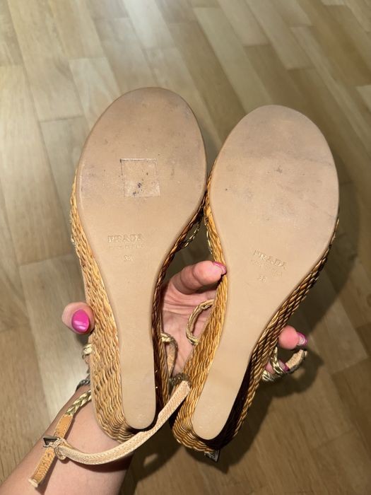 Сандали с платформа Prada 38