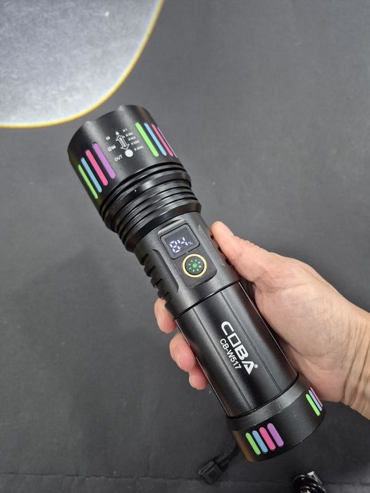 Супер силен LED фенер COBA CB-W517 ,2000м